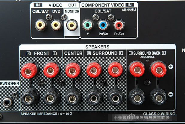 AVR2113功放接線端子