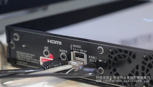4K播放器接線端口
