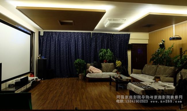 客廳專業(yè)影院系統(tǒng)