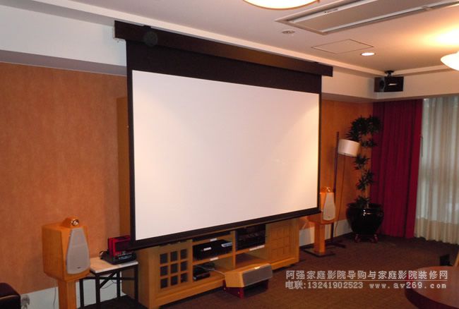 110寸OS幕布安裝案例