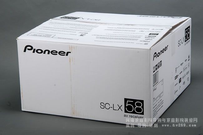 先鋒LX58功放包裝箱