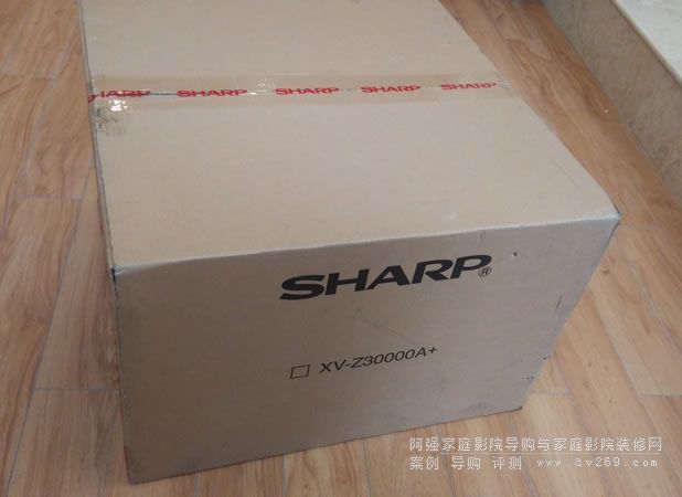 夏普Z(yǔ)30000A+投影機(jī)開(kāi)箱