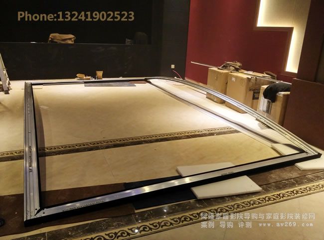 經(jīng)科幕布框架組裝