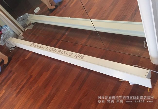 OS STP-120 WS103幕布開(kāi)箱安裝