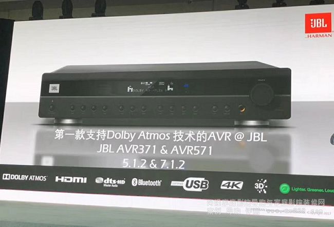 哈曼卡頓AVR371和AVR571功放