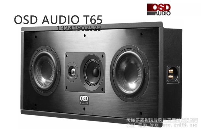 OSD音箱 OSD Audio T65三分頻LCR喇叭6.5寸音箱