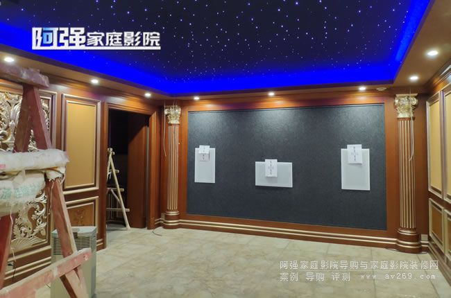 JBL組建的家庭影院安裝現(xiàn)場