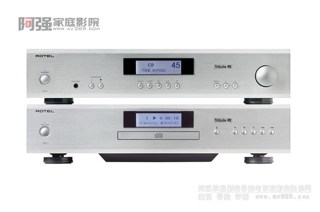 Rotel A11 TributeCD11 Tribute ¾